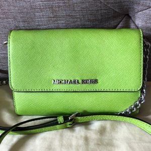 Michael Kors lime green crossbody